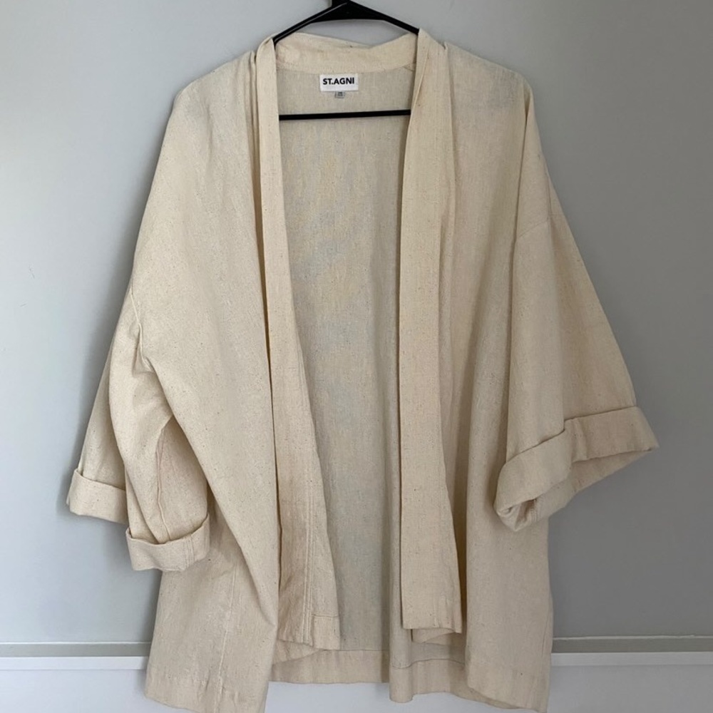 St Agni open kimono style jacket.